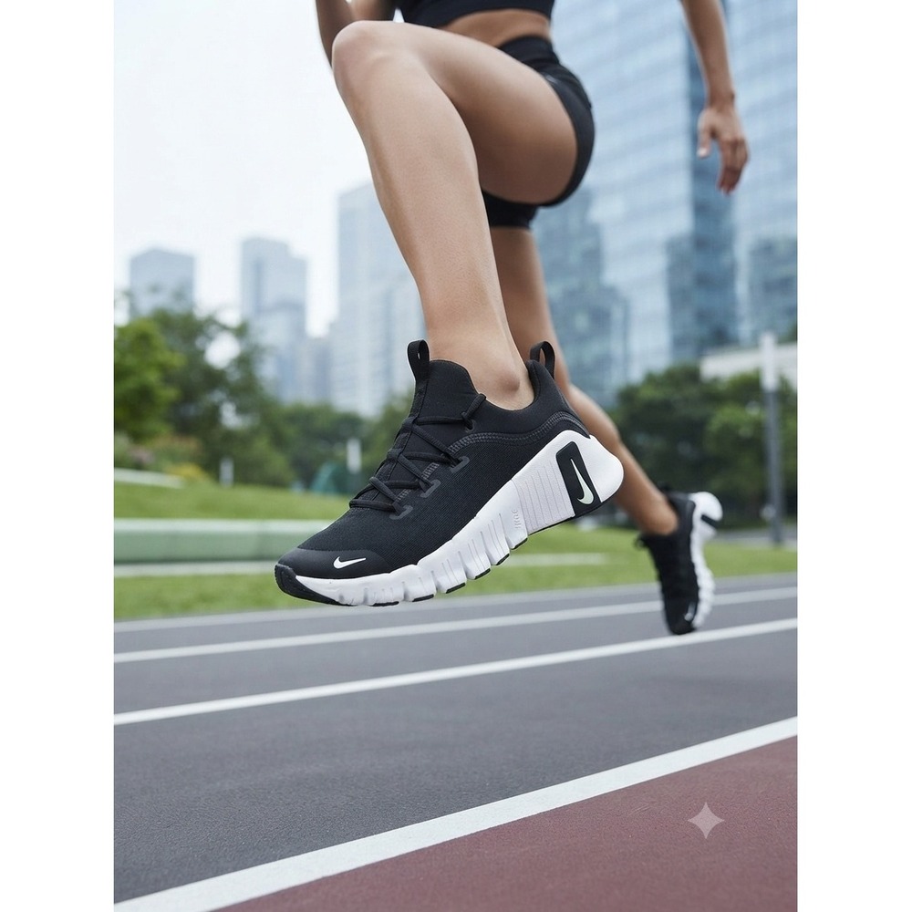 Nike Training Shoes Women Size 9 Black Free Metcon 6 FJ7126-001 Gym Sneakers